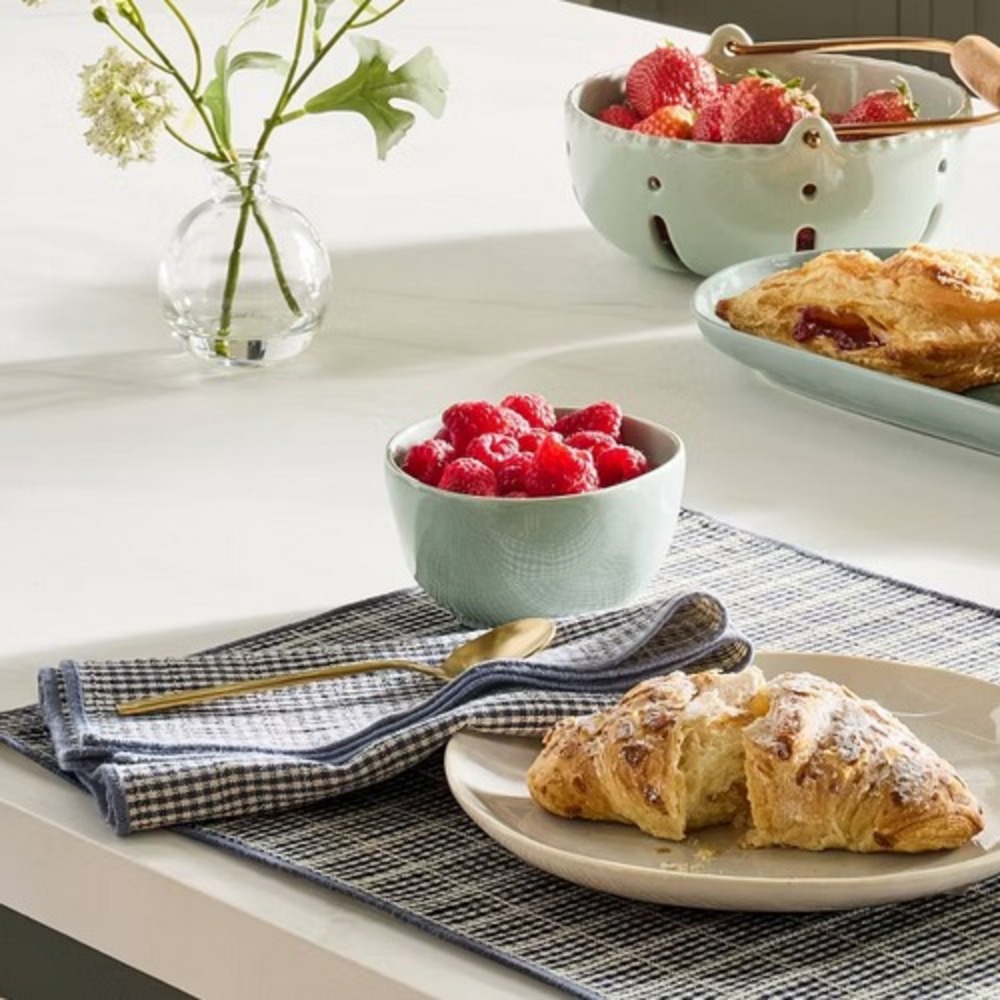 Hearth &‎ Hand Magnolia Blue Bowls Set 4 Small Foundational Mini Fruit Snack Nut
